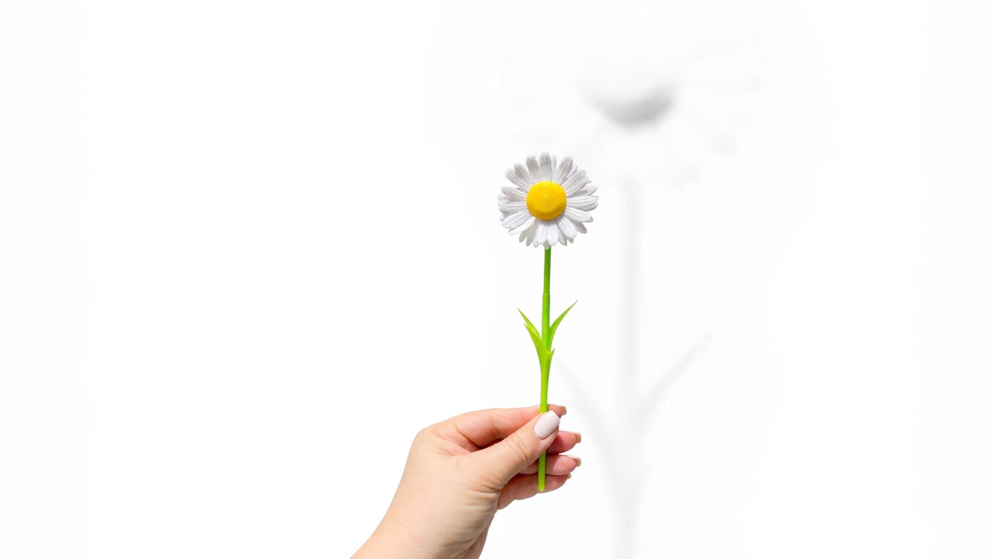 פרח דקורטיבי מודפס (תלת־ממד) 🌼