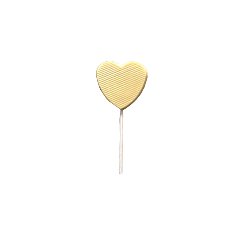 לקקן לב על מקל משוקולד בלגי