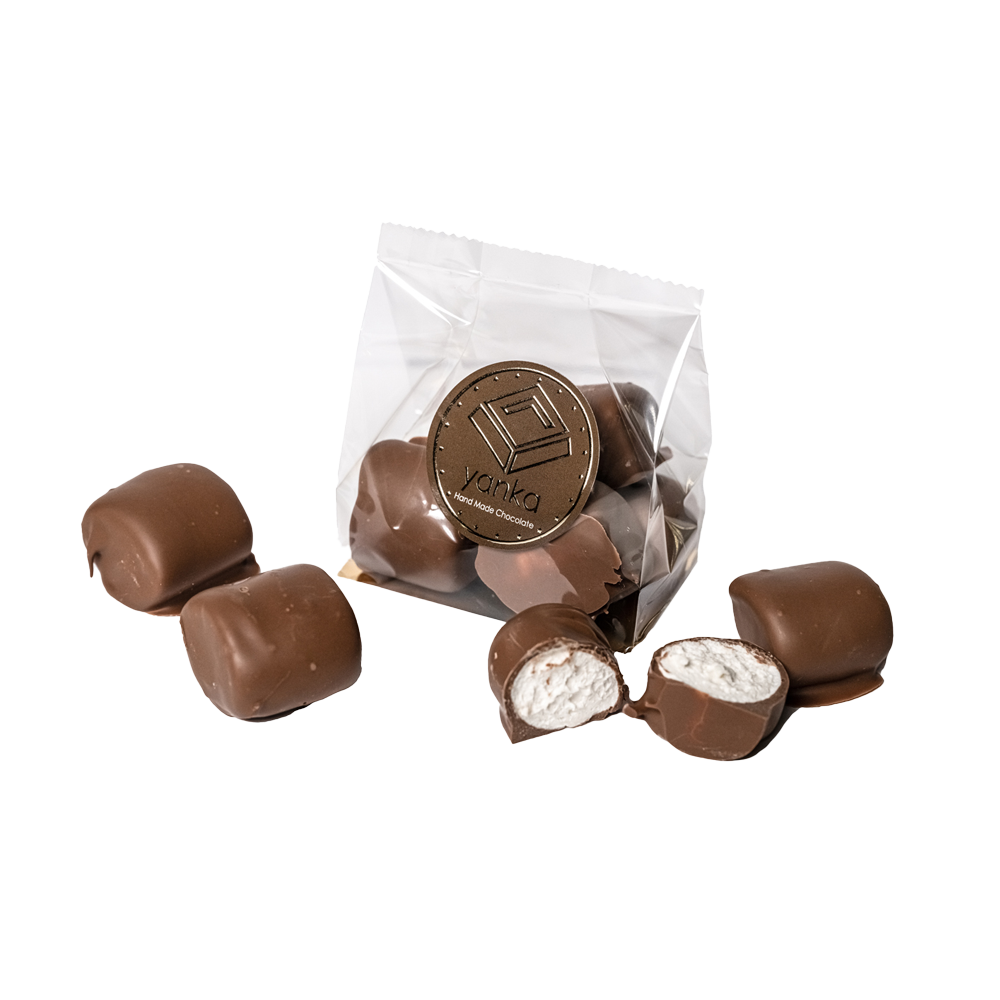 ענני מרשמלו מצופים שוקולד