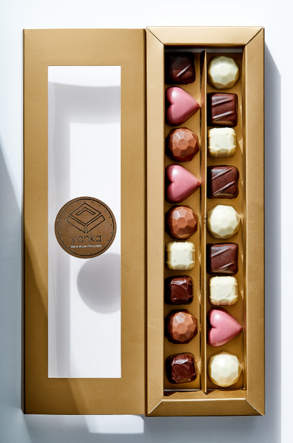 18 פרלינים בעבודת יד