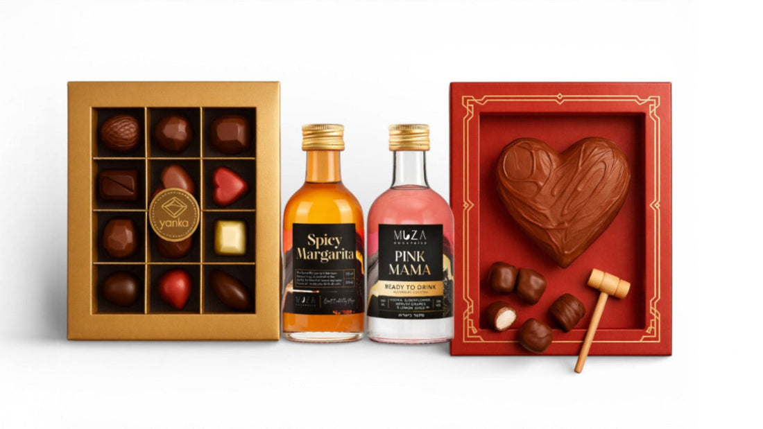 מארז שוקולד ודרינק