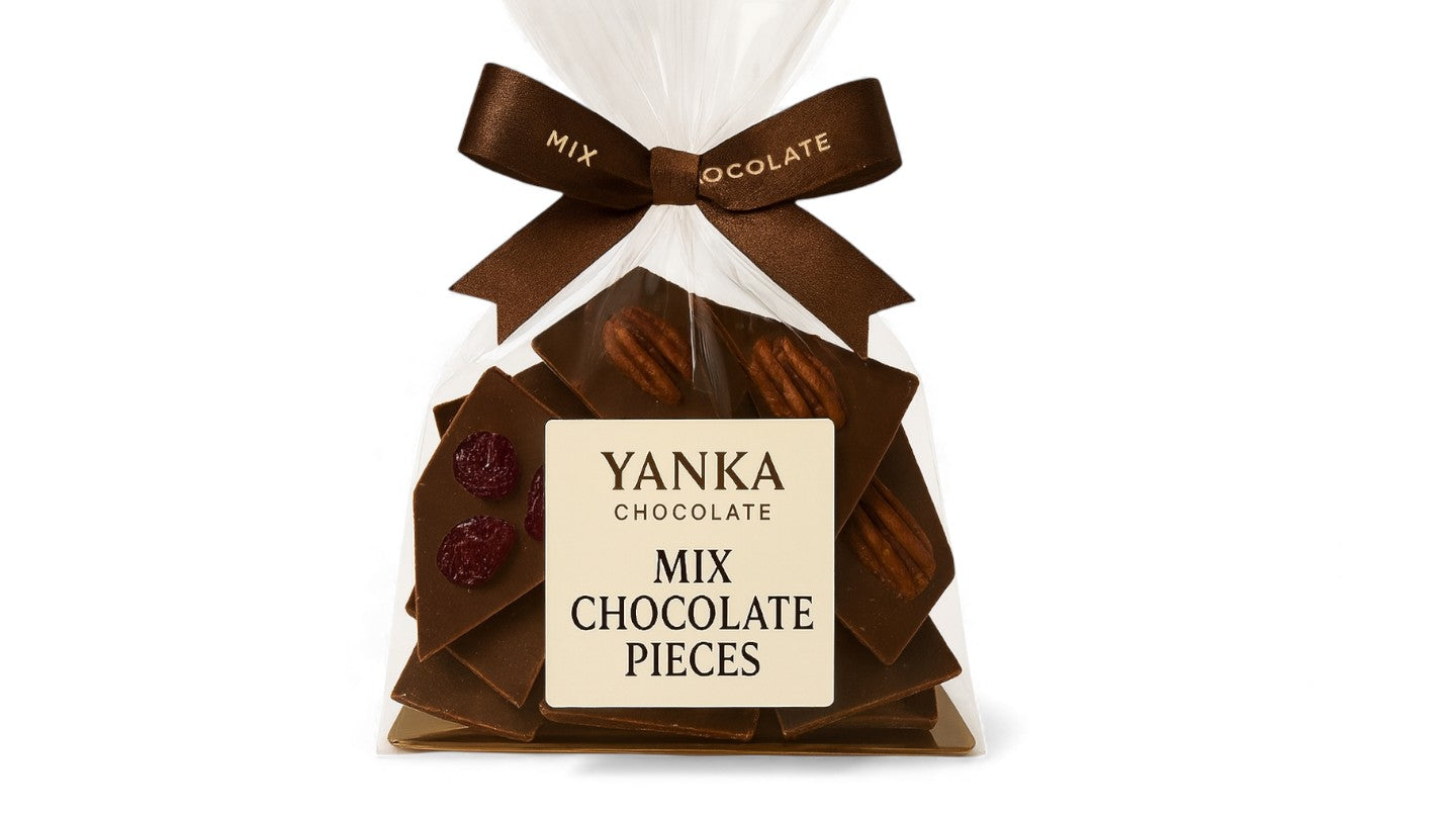 מארז מריר שברי שוקולד בלגי בעבודת יד