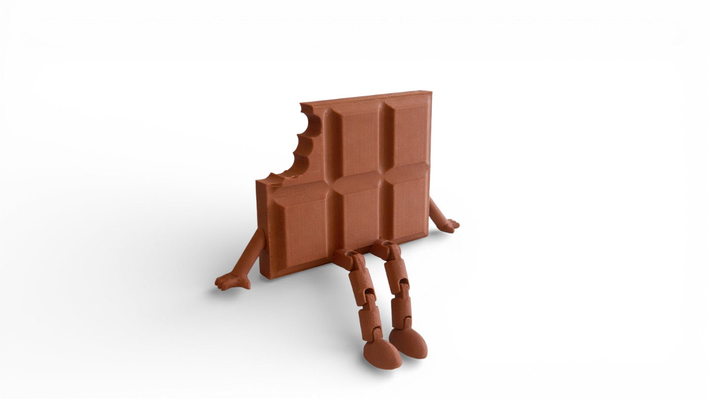 דמות שוקולד תלת־ממדית מעוצבת