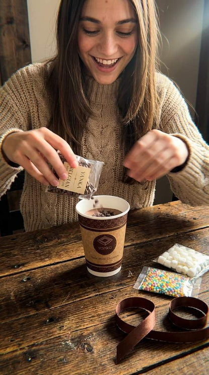 ערכת שוקו בכוס יאנקה – DIY